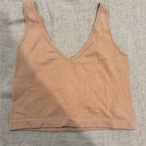 Free People Intimately Ribbed Cropped Tank Top